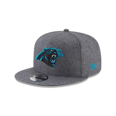 Carolina Panthers Gorra | New Era NFL Melton Wool 9fifty Snapback Cap Mexico - Grises